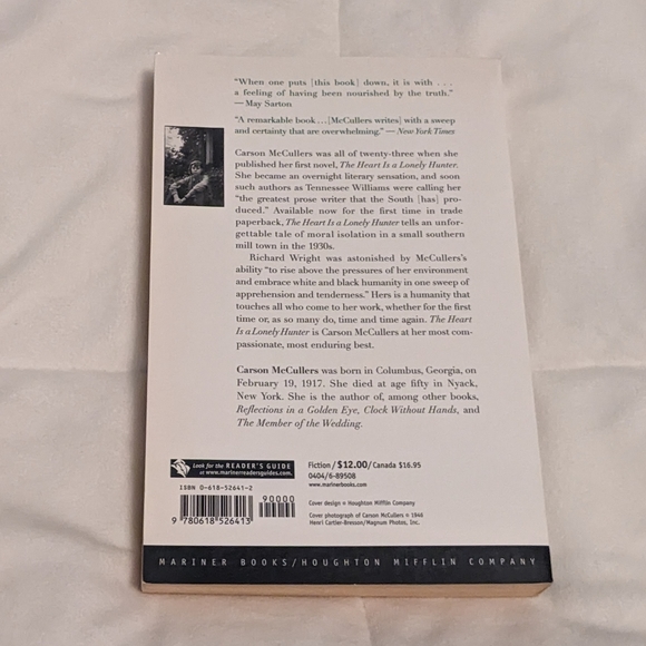 💥🆕 The Heart is a Lonely Hunter by Carson McCullers - Picture 2 of 2